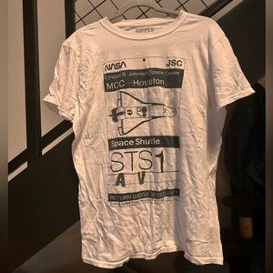 NASA Space Shuttle Schematic T-Shirt White
